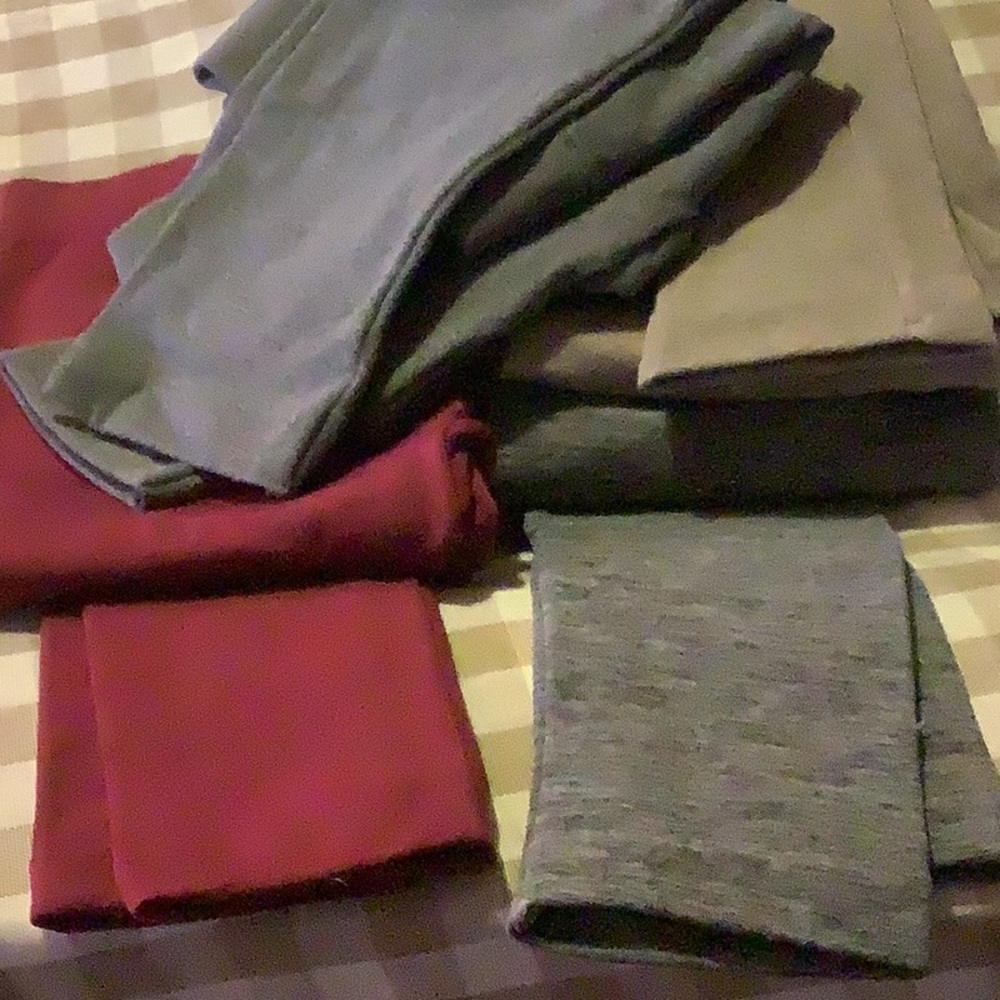 Heavy weight footless tights sold together